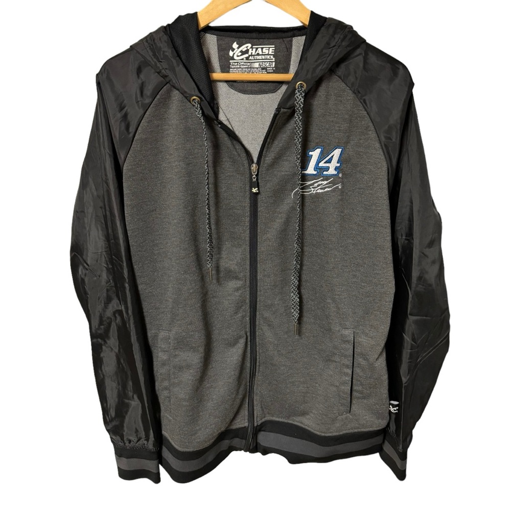 Chase Authentics Tony Stewart boys size XXL full zip hooded‎ lightweight jacket